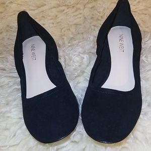 Black suede shoes
